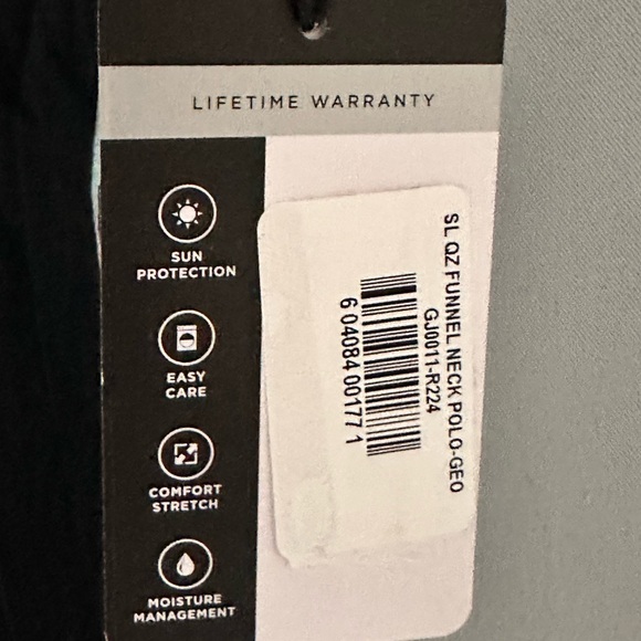 Tail‎ Women's Short Sleeve Printed 1/4 Zip Golf Polo size XS NWT (2077) - Picture 4 of 10